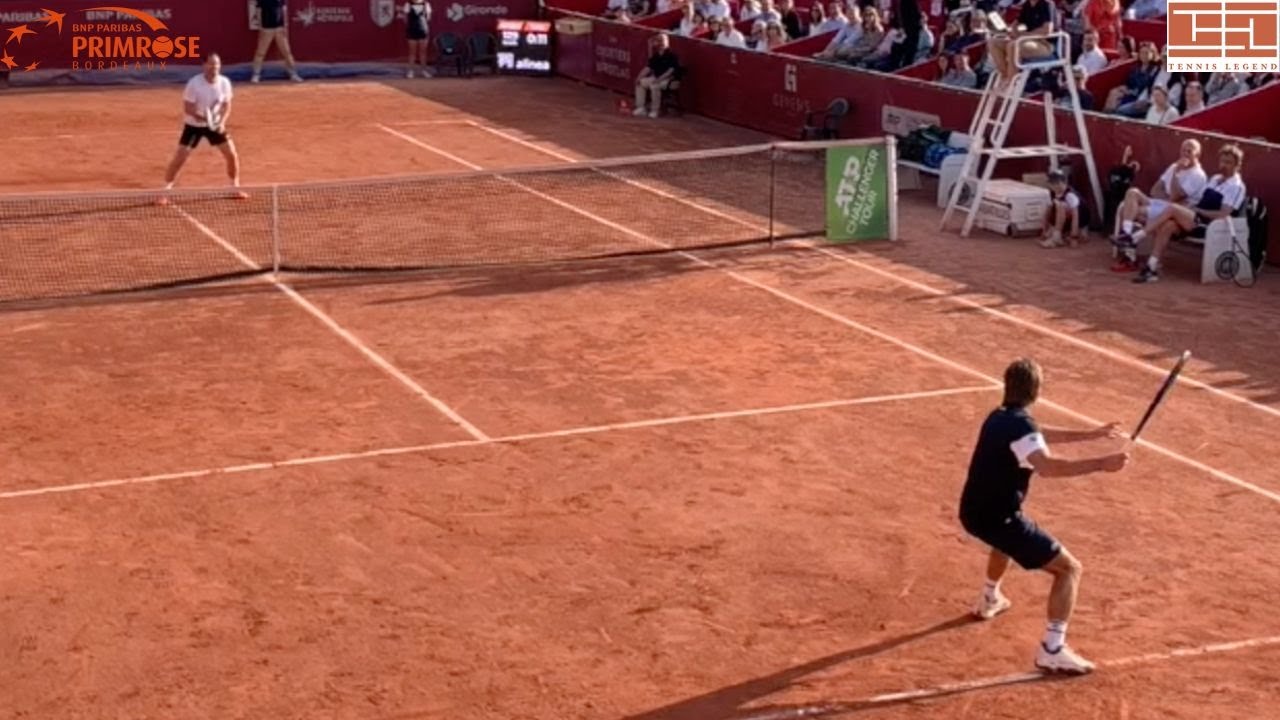 Mika Lodra VS Arnaud Clément à Bordeaux Primrose ATP125