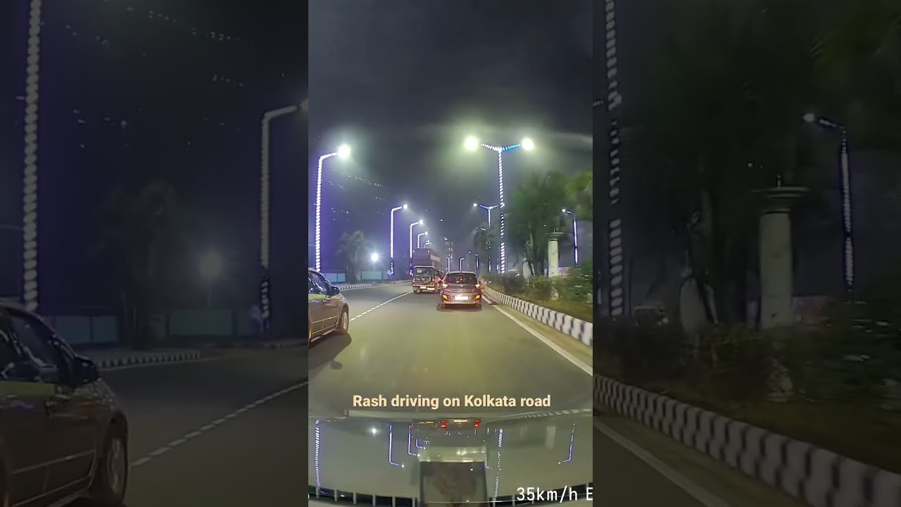 Rash driving I Kolkata road I Kolkata Police I Sector 5 I Dash Cam I 70mai pro plus + Lowres Footage