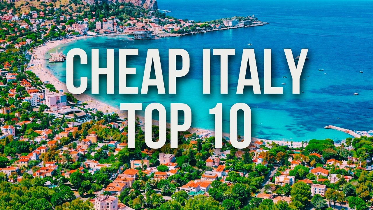 10 INSANELY CHEAP Travel Destinations in Italy
