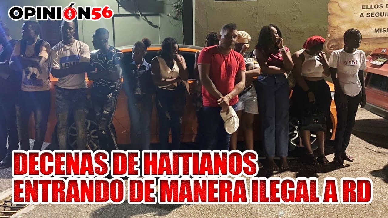 Miren todos los haitianos ilegales que apresó el ejercito