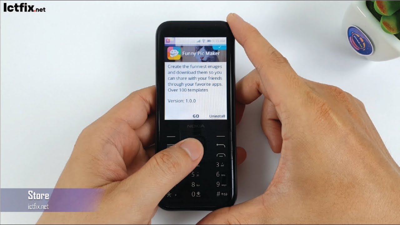 Nokia 8000 4G test full Application Youtube, Facebook, Messenger, Recorder, Assitant, Maps ...
