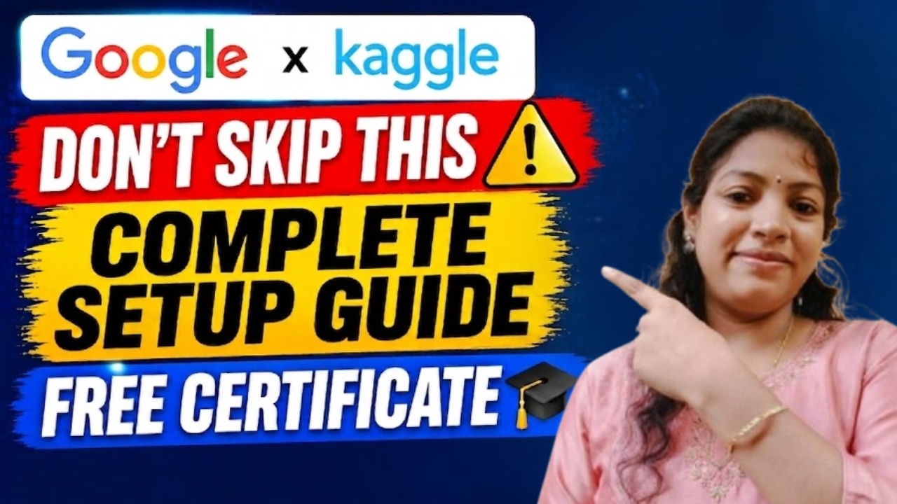 Полная настройка 5-дневного курса по ИИ-агентам от Google x Kaggle 2026 (бесплатный сертификат!)