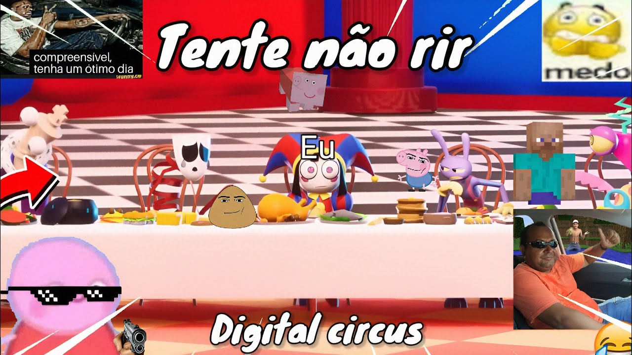 🔴 Tente n&atilde;o rir Digital Circus da Zueira 🔥 (Compilado 5 Minutos🤣)