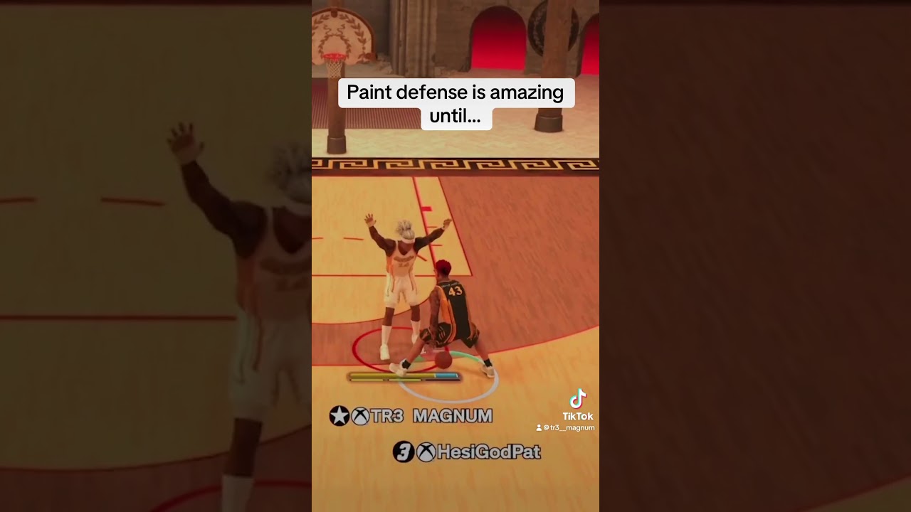PAINT DEFENSE IS AMAZING UNTIL&hellip;🤣 #trending #viral #shorts #funny #nba2k25 #2k25