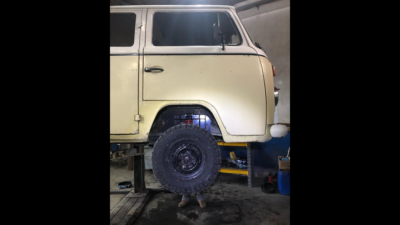 Início ao projeto Kombi 4x4 + Suspensão Traseira + Bloqueio mecânico!