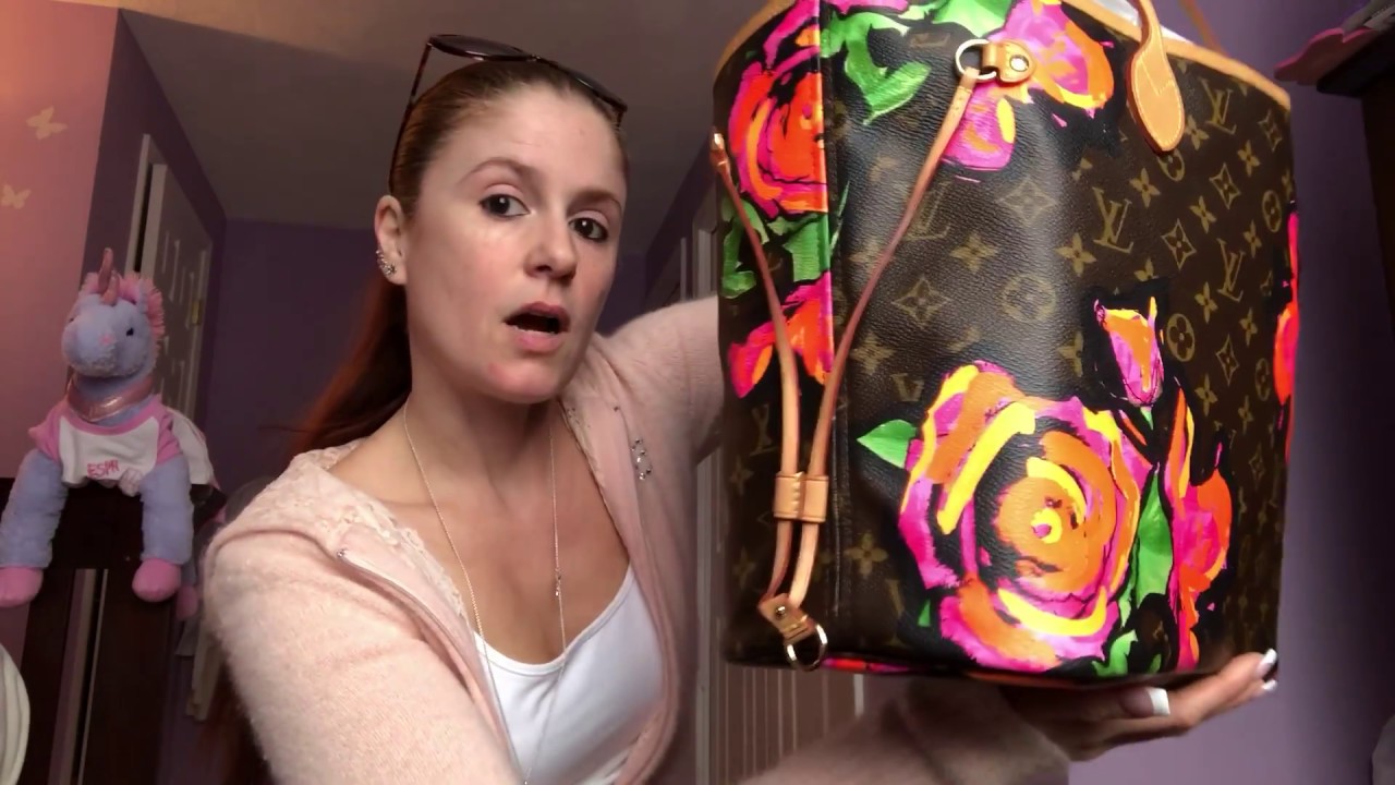 Louis Vuitton Neverfull MM Collection, Limited edition, Chat, Story time, toiletry 26, Try on, SALE!