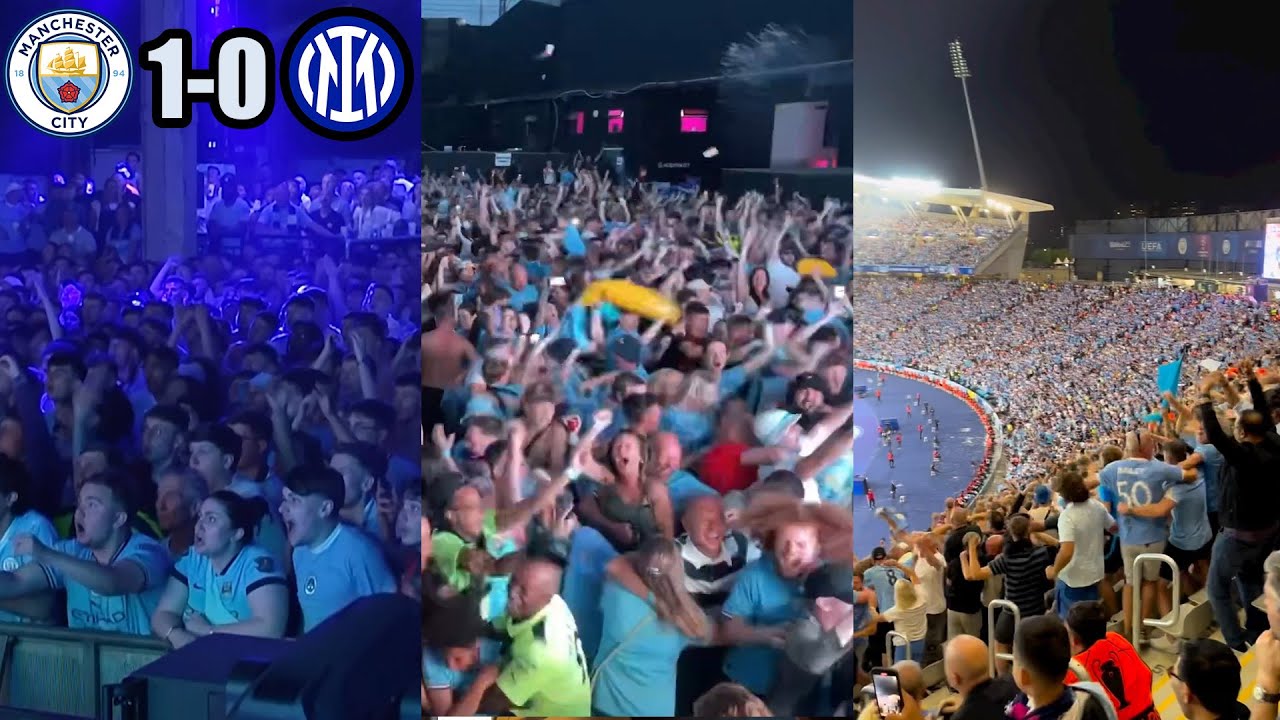 Completely Crazy Man City Fan Reactions To Rodri's Winning Goal In The Champions League Final
