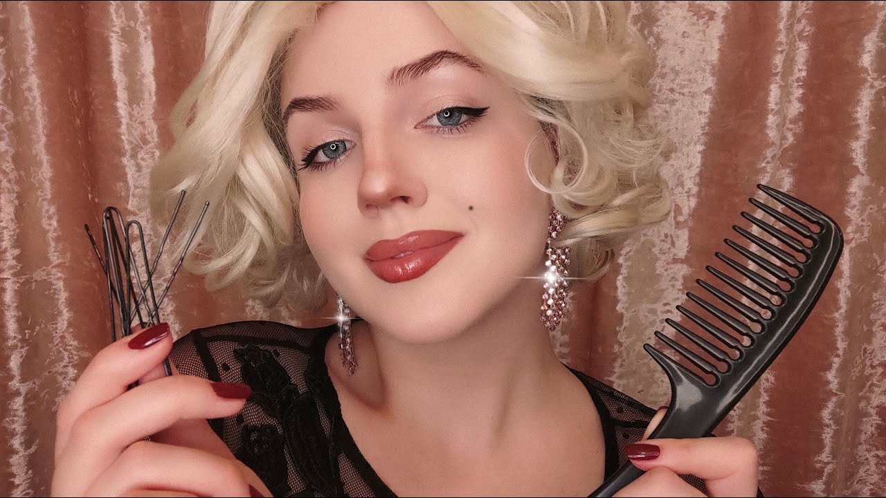 АСМР Прическа от Мэрилин Монро • ASMR Marilyn Monroe Does Your Hair