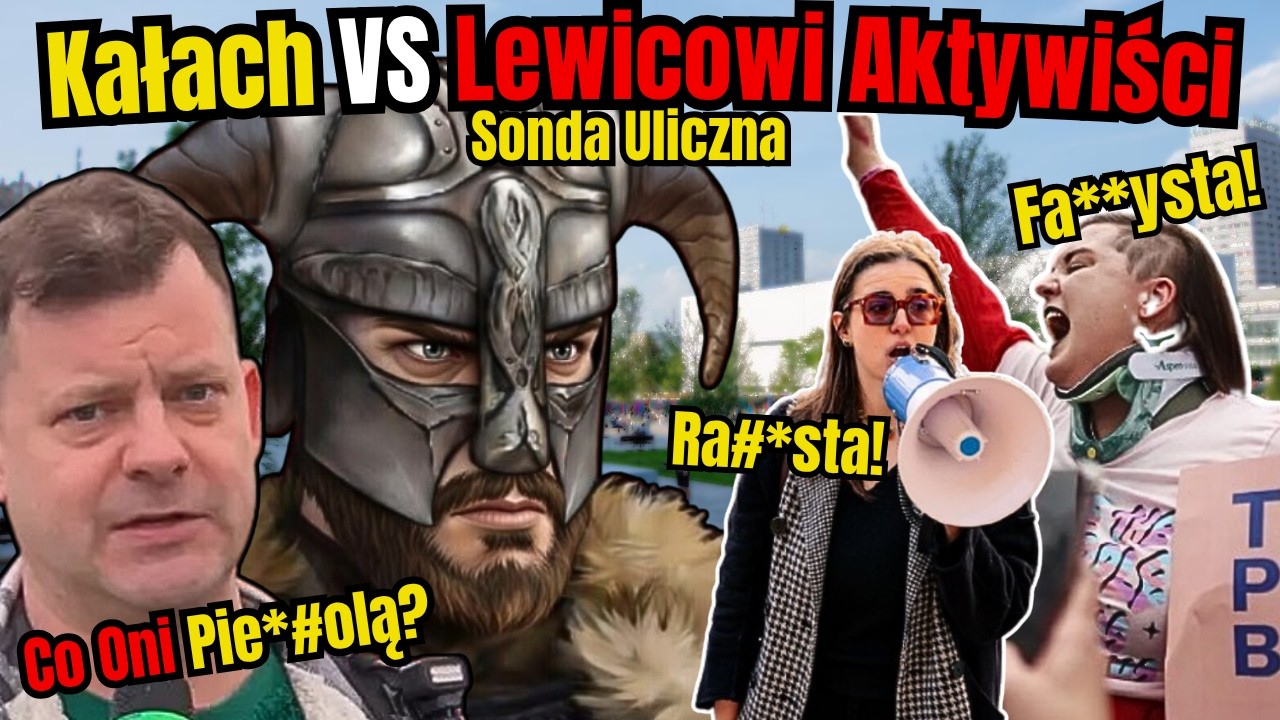 Kałach VS LEWICOWY MARSZ! Kompromitacja XD
