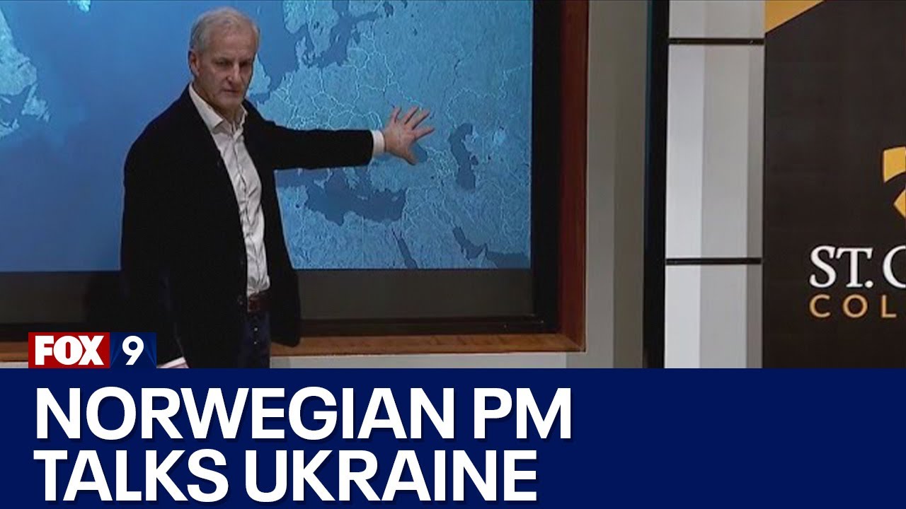Norwegian PM talks Ukraine during Minnesota visit