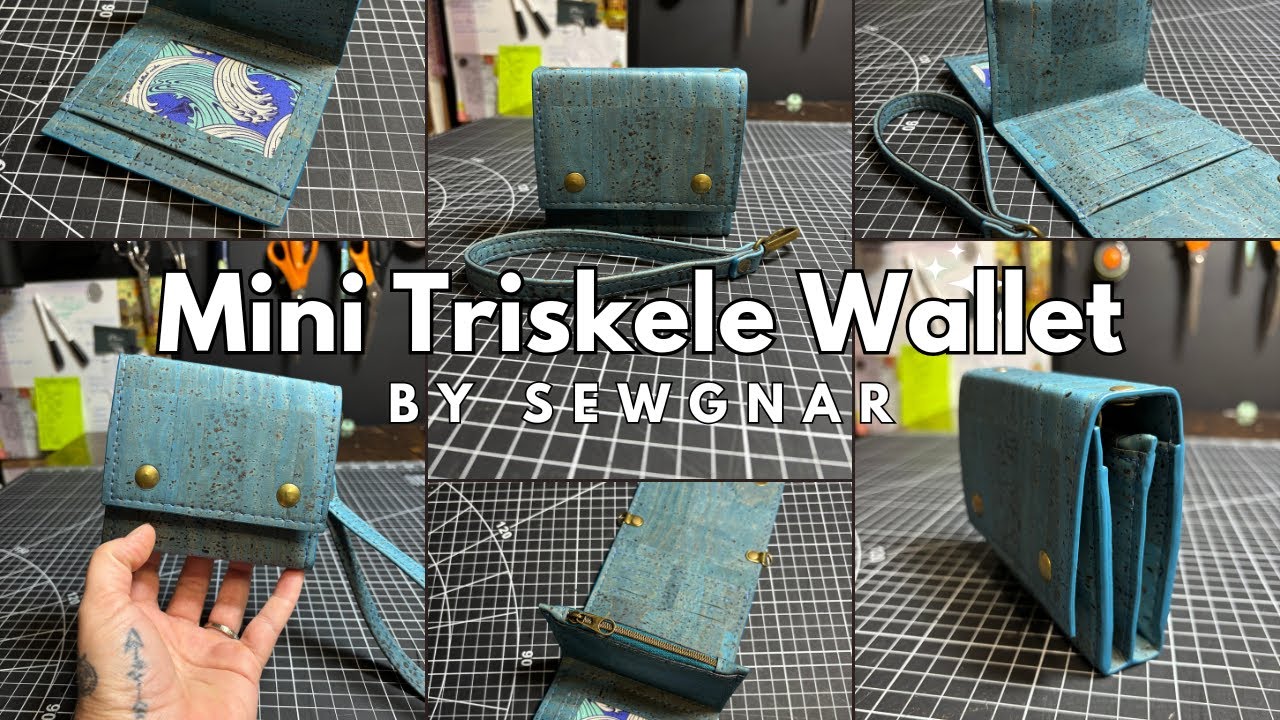 Mini Triskele Wallet by SewGnar Sewing Patterns