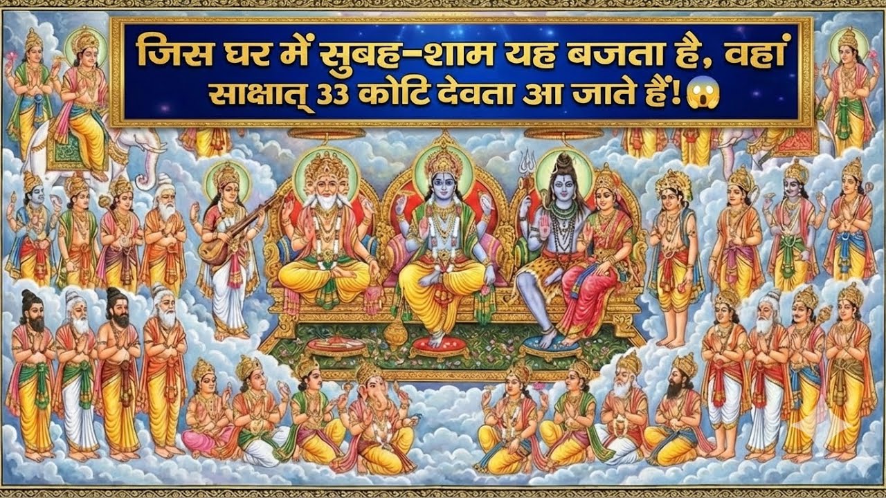 जिस घर में सुबह-शाम यह बजता है, वहां साक्षात् 33 कोटि देवता आ जाते हैं! 😱 Ultimate Protection