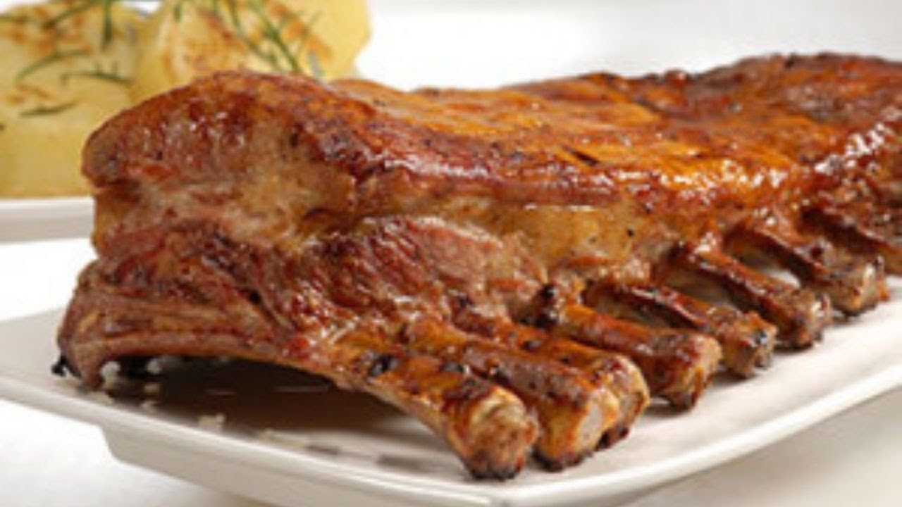Costela De Cordeiro Assada No Forno