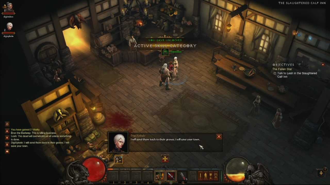 Diablo 3 Act 1- Part 1 The Fallen Star HD
