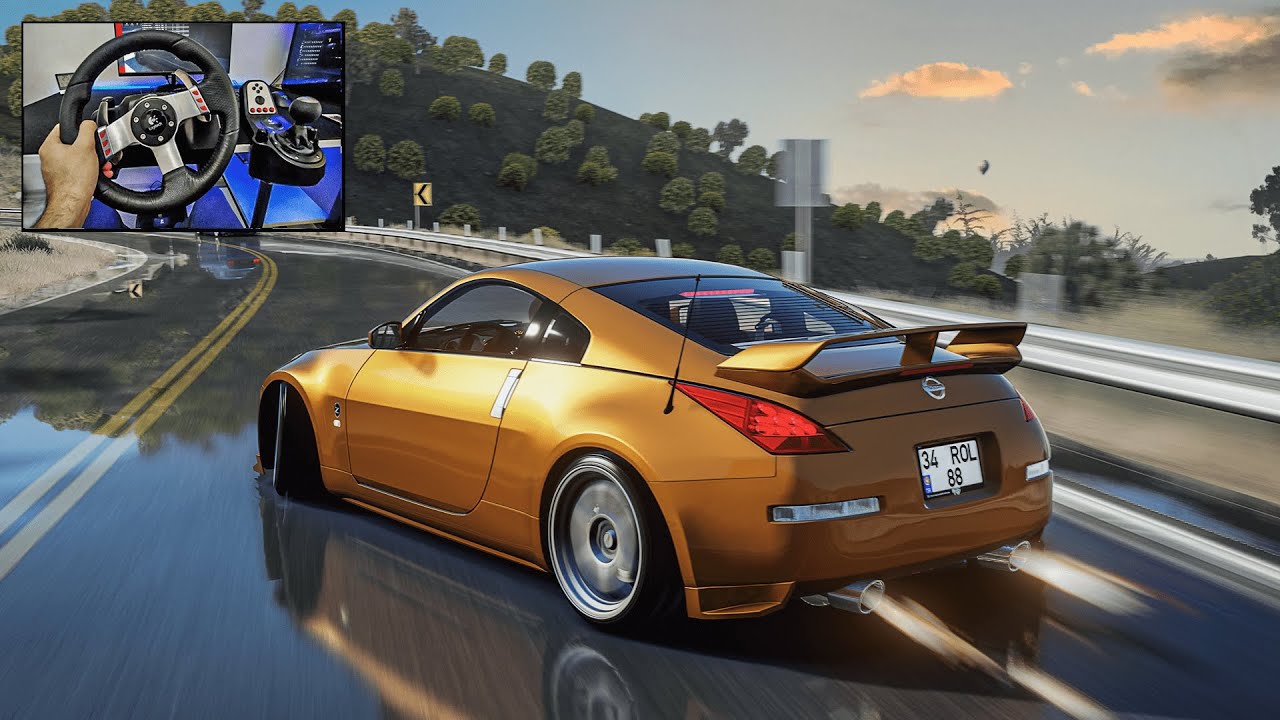 NİSSAN 350Z DAĞ YOLUNDA DRİFT ATIYORUZ - ASSETTO CORSA