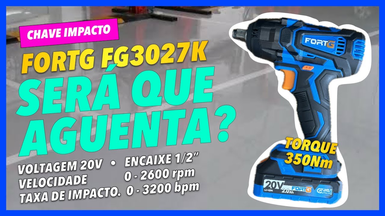 Chave de impacto da FortG FG3027K e o resultado foi inesperado.