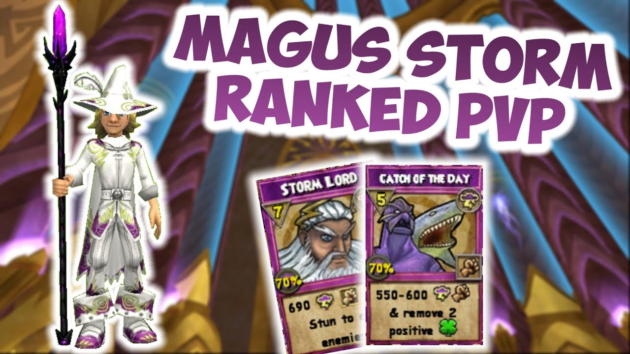 Wizard101: WARLORD! (900 RANK) | Magus Storm (Lvl 30) PVP