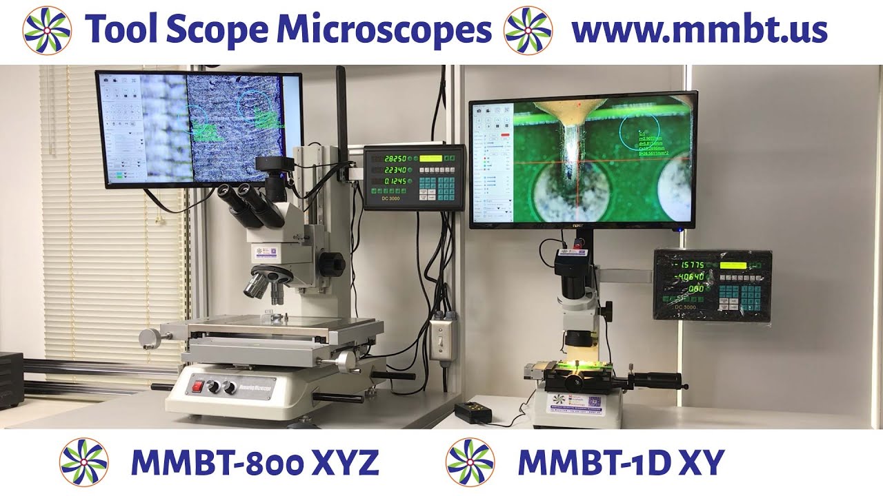 MMBT 800 XYZ MMBT 1D XY Tool Scope Microscope Magnification Options