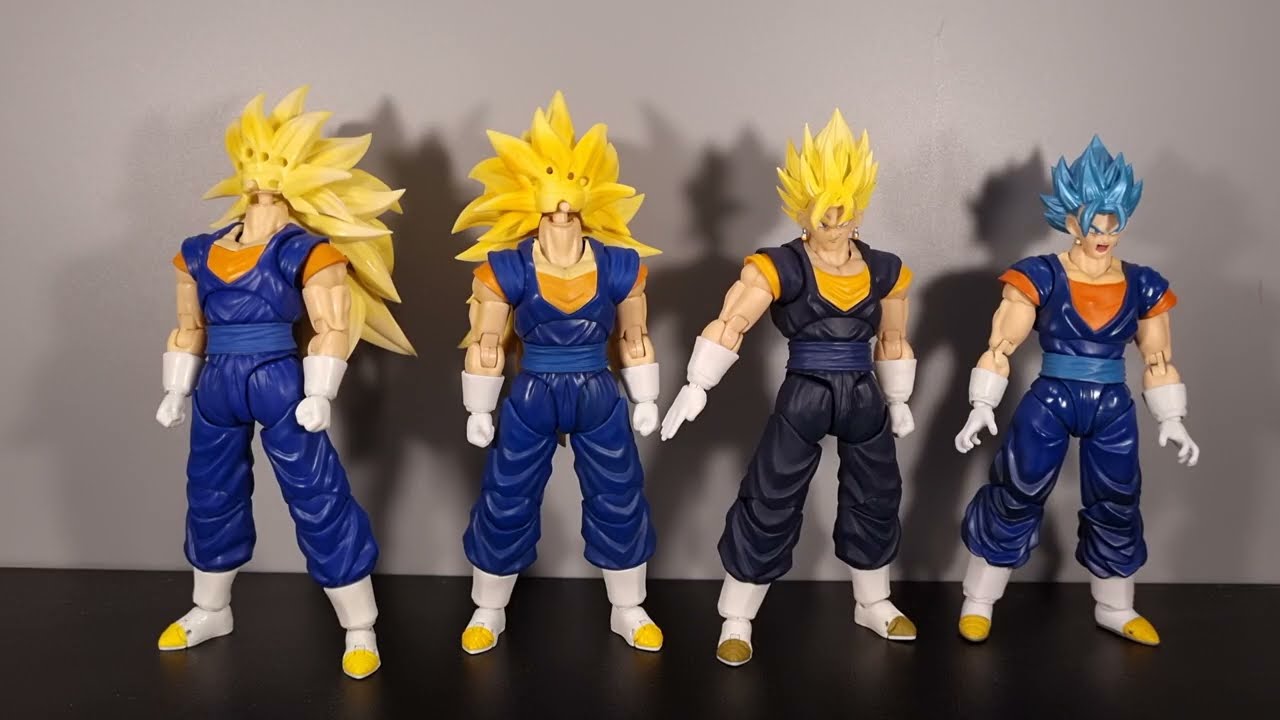 Neokong 3rd Party Figuarts Super Saiyan 3 Vegito - Comparisons and Headswaps!!