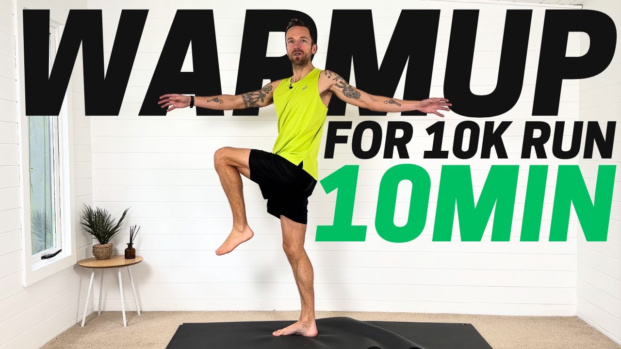 10-минутная зарядка! Разминка перед забегом на 10 км!