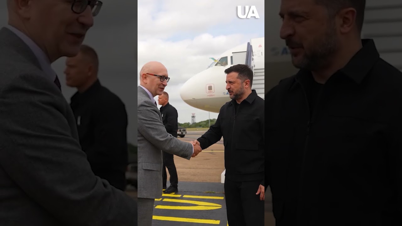 Zelenskyy in the UK: Talks expected with Starmer, Macron, and Merz #shorts