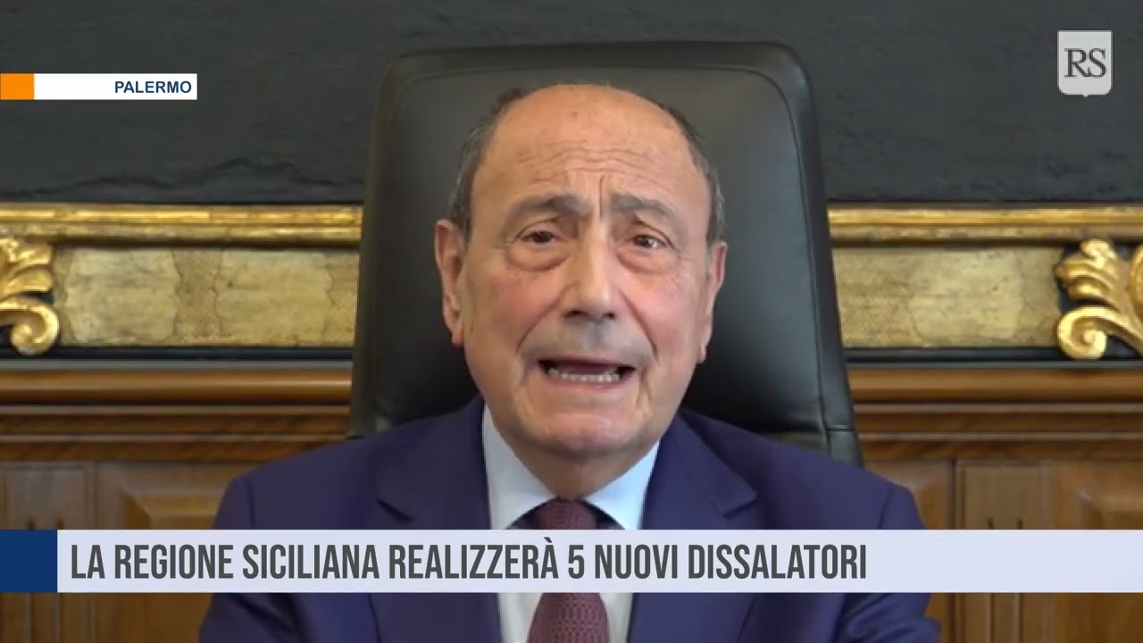 Palermo. La Regione Siciliana realizzer&agrave; 5 nuovi dissalatori