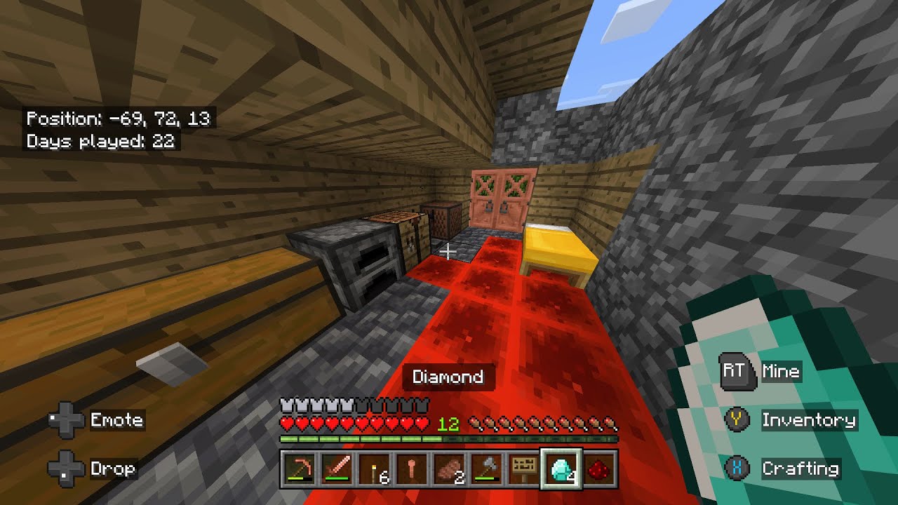 Minecraft Gameplay on Xbox pt. 3