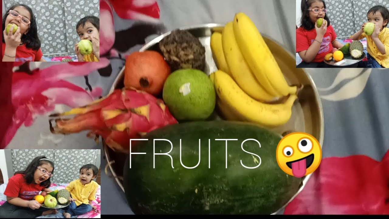 Fruits | Preschool | Learn Fruits For Toddlers & Kids with 3 Yr old | Siblings Fun |TukTukKids| #DIY