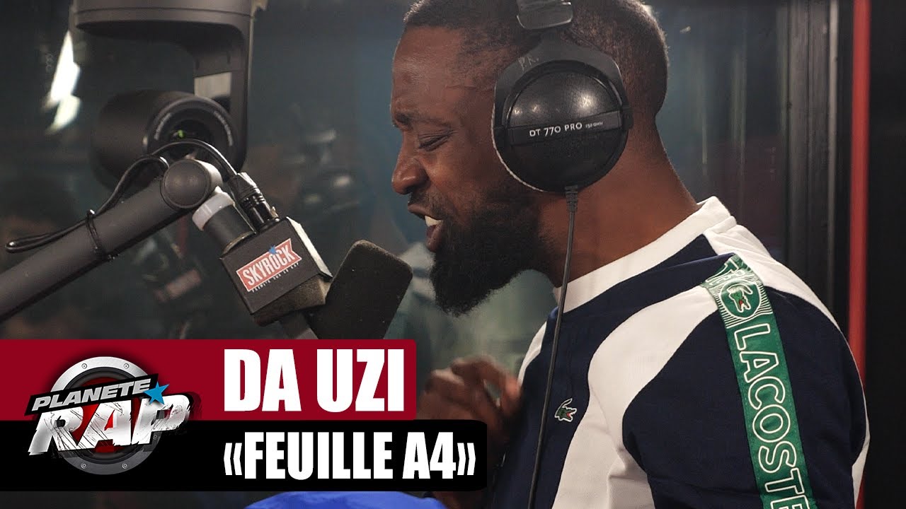 [EXCLU] DA Uzi - Feuille A4 #Plan&egrave;teRap