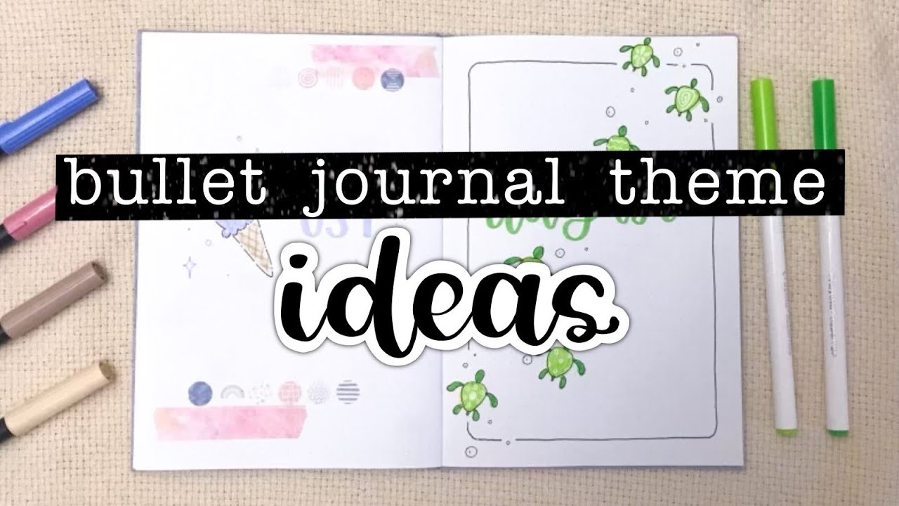 AUGUST BULLET JOURNAL THEME IDEAS | August Bullet Journal Setup August Bullet Journal Minimal