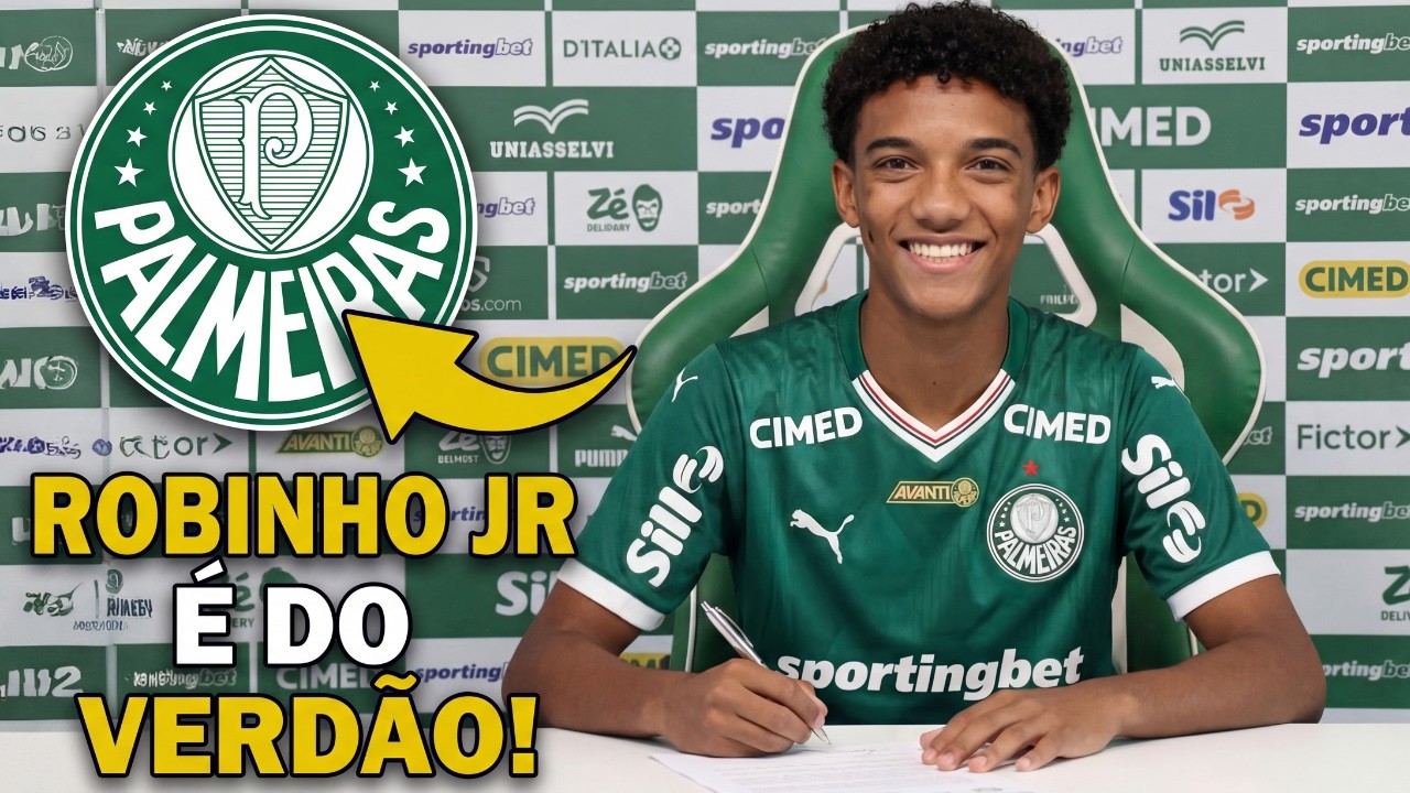 BOMBA NO MERCADO! ROBINHO JÚNIOR FECHA COM O PALMEIRAS E LEILA CHOCA O BRASIL!