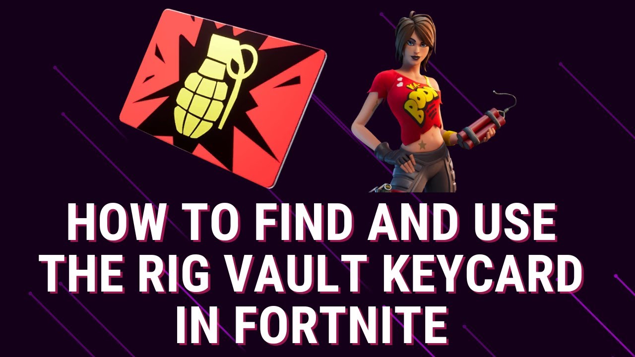 How to Find and Use the Rig Vault Keycard in Fortnite Chapter 2 Remix | Dynamo TNTina Location