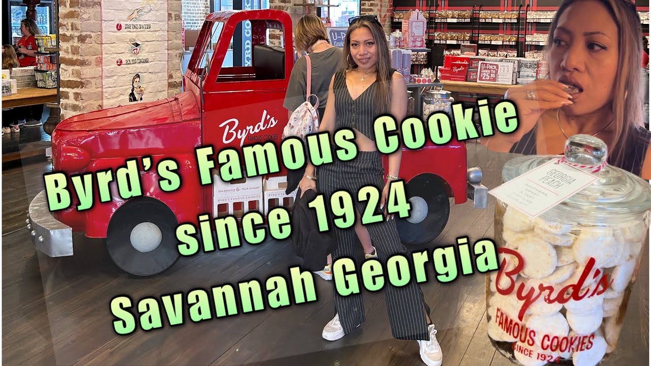 Byrd Famous Cookies since 1924 Savannah Georgia Experience