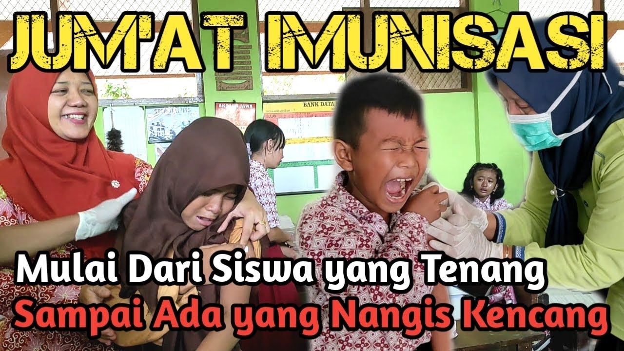 Pecah!!! Ada Yang Tenang Saja Ada Yang Nangis Kencang | Imunisasi DT 2023