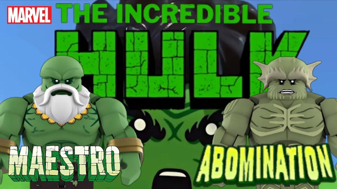 LEGO INCREDIBLE HULK MAESTRO AF349 ABOMINATION AF350 | LEGO UNOFFICIAL #мстители #халк #marvel