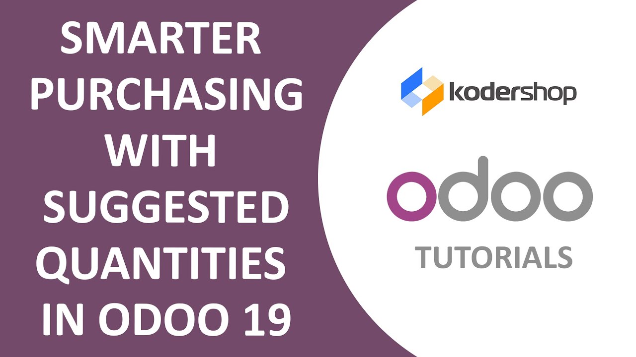 Smarter Purchasing with Suggested Quantities in Odoo 19 | Odoo Purchase Tutorial
