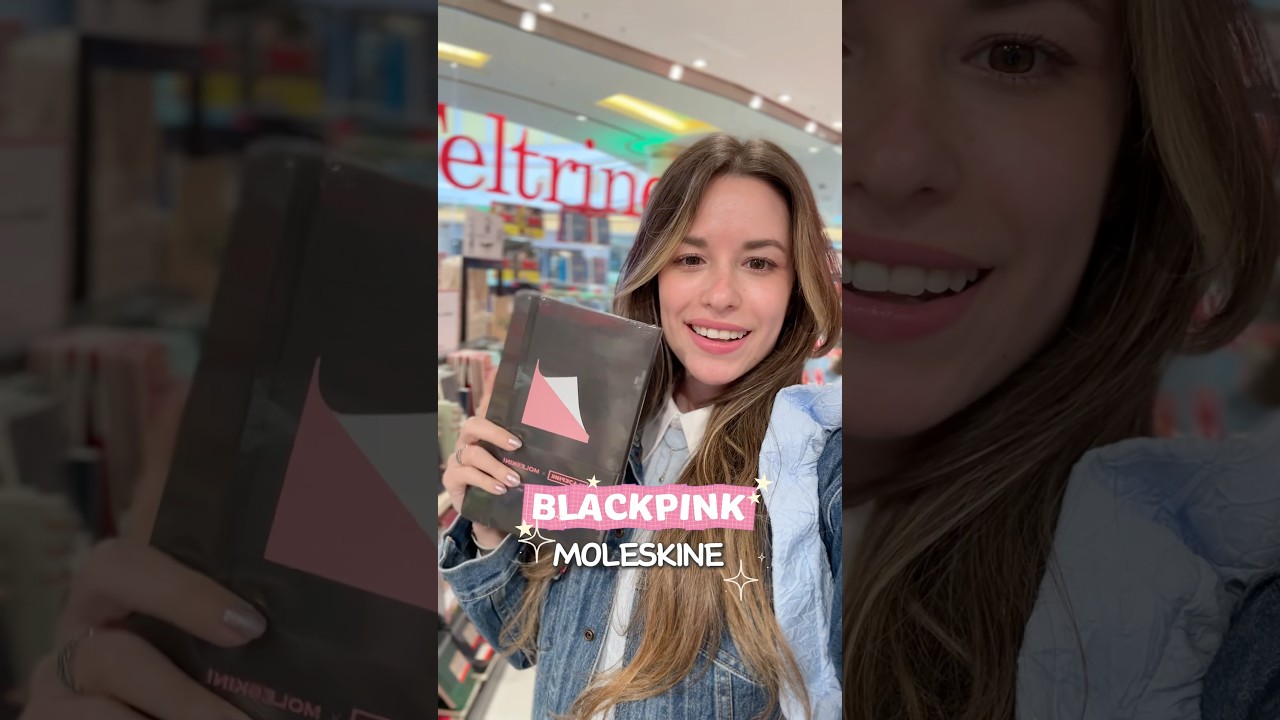 BLACKPINK x MOLESKINE collab 💖 #blackpink #kpop #kpopitalia