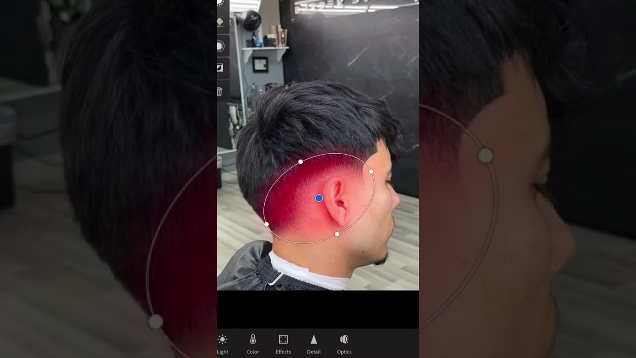 How to edit photo by App ! ( for Barbers ) 🔥😍👌