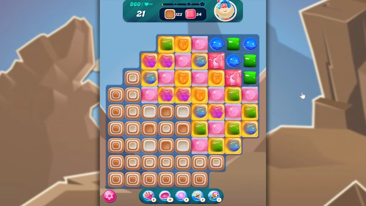 Candy Crush Saga LEVEL 860 NO BOOSTERS (new version)🐟☑️