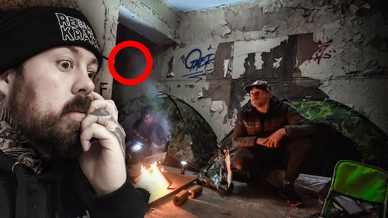 OVERNIGHT CAMPING in HAUNTED AERO SPACE BARRACKS | ABANDONED BUT NOT ALONE