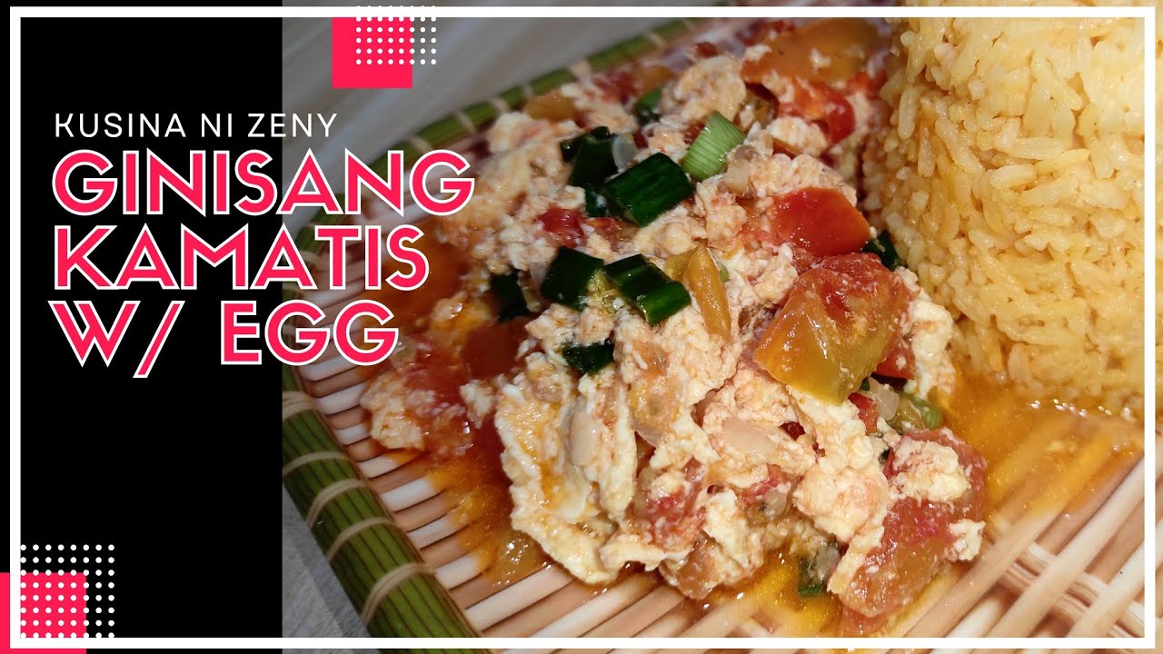 GINISANG KAMATIS with EGG | #kusinanizeny #panlasangpinoy