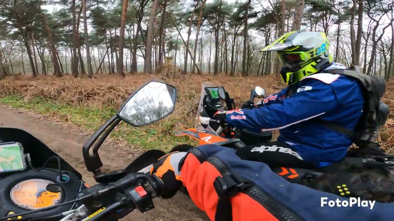 Tet verbinding route 5 tot grathem op 13-12-2025 op de KTM 990 adventure deel 1