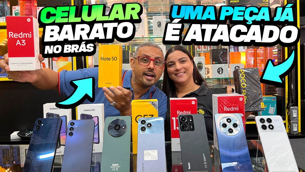Celeular Barato no Br&aacute;s 1 Pe&ccedil;a j&aacute; &eacute; Atacado Compre o seu Agora mesmo
