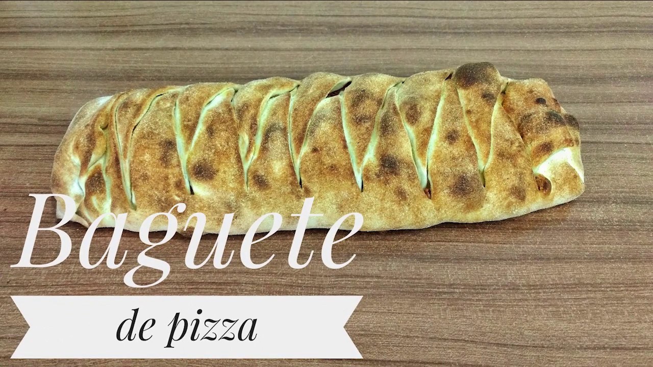 Baguete com massa de pizza ( dica da pizaria do piza ) ( apóio tupasy, senhor caixa)