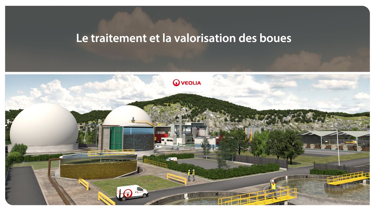 Le traitement et la valorisation des boues | Veolia