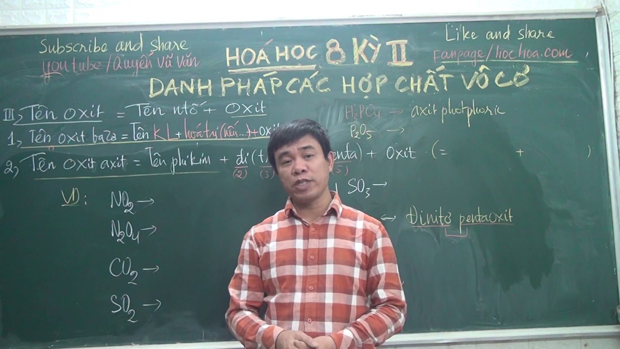 T&Ecirc;N GỌI CỦA OXIT AXIT, RẤT NGẮN GỌN, DỄ HIỂU - THẦY QUYẾN
