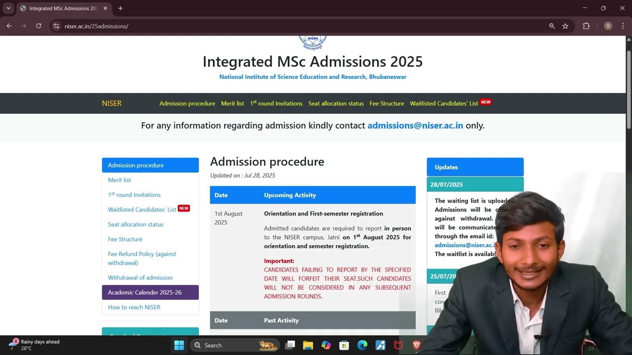 NISER 1st Round Cutoff 2025 🔥 | NEST Counselling & Admission Explained!