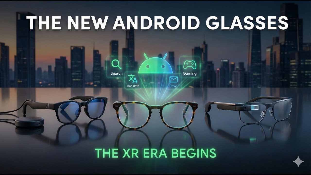Представлены новые смарт-очки Android XR! (Samsung, XREAL и Warby Parker)