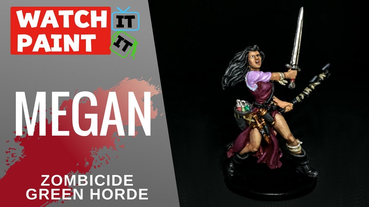 Zombicide Green Horde - Painting Megan