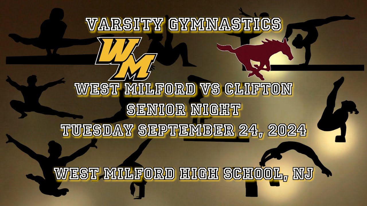 Gymnastics - West Milford vs Clifton - SENIOR NIGHT 2024